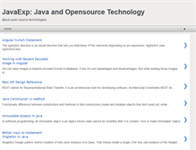 Tablet Screenshot of javaexp.blogspot.com