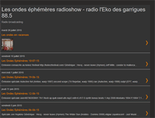 Tablet Screenshot of les-ondes-ephemeres.blogspot.com