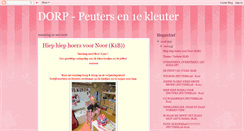 Desktop Screenshot of dorp-kleuter1.blogspot.com
