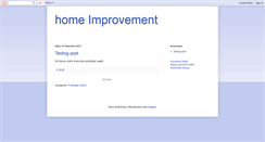 Desktop Screenshot of homeimprovesource.blogspot.com