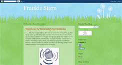 Desktop Screenshot of frankiestern.blogspot.com