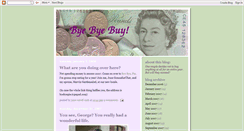 Desktop Screenshot of byebyebuy.blogspot.com