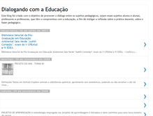 Tablet Screenshot of dialogandocomaeducacao.blogspot.com