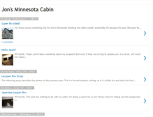 Tablet Screenshot of jonsmncabin.blogspot.com