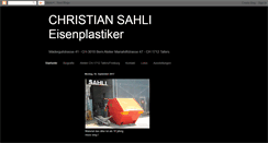 Desktop Screenshot of christiansahli.blogspot.com