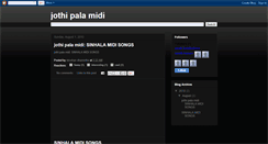 Desktop Screenshot of jothipalamidi.blogspot.com