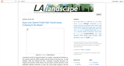 Desktop Screenshot of la-landscape.blogspot.com