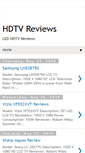 Mobile Screenshot of hdtv-ledtv-reviews.blogspot.com