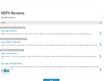 Tablet Screenshot of hdtv-ledtv-reviews.blogspot.com