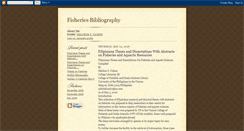 Desktop Screenshot of fishbiblio.blogspot.com