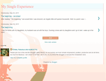 Tablet Screenshot of mysingleexperience.blogspot.com