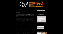 Desktop Screenshot of postrejects.blogspot.com