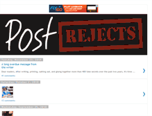 Tablet Screenshot of postrejects.blogspot.com