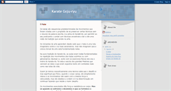 Desktop Screenshot of karate-dogojuryu.blogspot.com