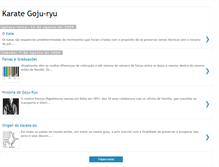Tablet Screenshot of karate-dogojuryu.blogspot.com
