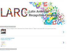 Tablet Screenshot of latinamericansrecognitioncampaign.blogspot.com