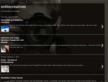 Tablet Screenshot of enhlecreativesphotography.blogspot.com