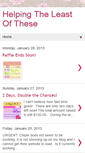 Mobile Screenshot of helpingtheleastofthese.blogspot.com