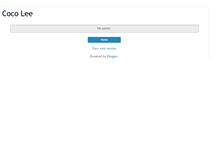 Tablet Screenshot of coco-lee-by3.blogspot.com
