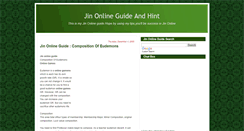 Desktop Screenshot of jinonline-evozint.blogspot.com