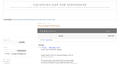 Desktop Screenshot of lowongan-job.blogspot.com