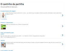 Tablet Screenshot of ocantinhodapartilha.blogspot.com