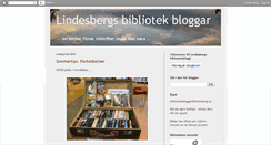 Desktop Screenshot of lindesbergsbibliotekbloggar.blogspot.com