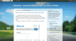 Desktop Screenshot of baraunanovotempo.blogspot.com