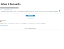 Tablet Screenshot of oskuro666romantiko.blogspot.com