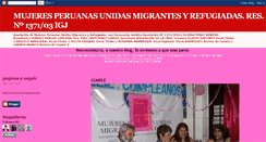 Desktop Screenshot of mujeresperuanasunidasmr.blogspot.com