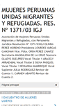 Mobile Screenshot of mujeresperuanasunidasmr.blogspot.com