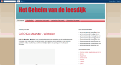 Desktop Screenshot of geheimvandeleesdijk.blogspot.com