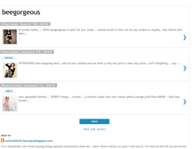 Tablet Screenshot of beegorgeous-preorder.blogspot.com