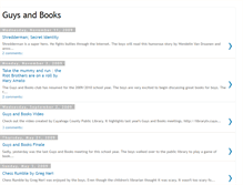 Tablet Screenshot of guysandbooks.blogspot.com