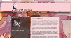 Desktop Screenshot of lifewpurpose.blogspot.com