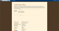 Desktop Screenshot of amishrecipes.blogspot.com