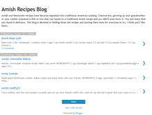 Tablet Screenshot of amishrecipes.blogspot.com