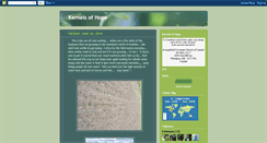 Desktop Screenshot of kernelsofhope.blogspot.com