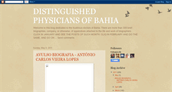 Desktop Screenshot of distinguishedphysiciansofbahia.blogspot.com