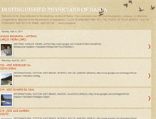 Tablet Screenshot of distinguishedphysiciansofbahia.blogspot.com