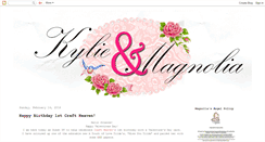 Desktop Screenshot of magnoliabykylie.blogspot.com