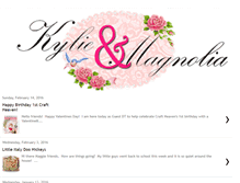 Tablet Screenshot of magnoliabykylie.blogspot.com