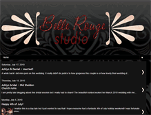 Tablet Screenshot of bellerougestudio.blogspot.com