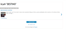 Tablet Screenshot of klan-destino.blogspot.com