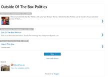 Tablet Screenshot of outsideoftheboxpolitics.blogspot.com