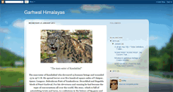 Desktop Screenshot of garhwal-himalayas.blogspot.com