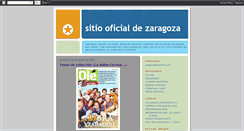 Desktop Screenshot of elzaragoza.blogspot.com