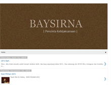 Tablet Screenshot of baysirna.blogspot.com