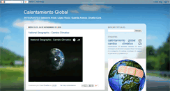 Desktop Screenshot of calentamientoglobalcalvario.blogspot.com