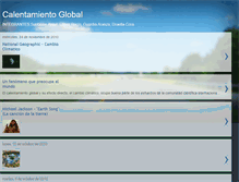 Tablet Screenshot of calentamientoglobalcalvario.blogspot.com